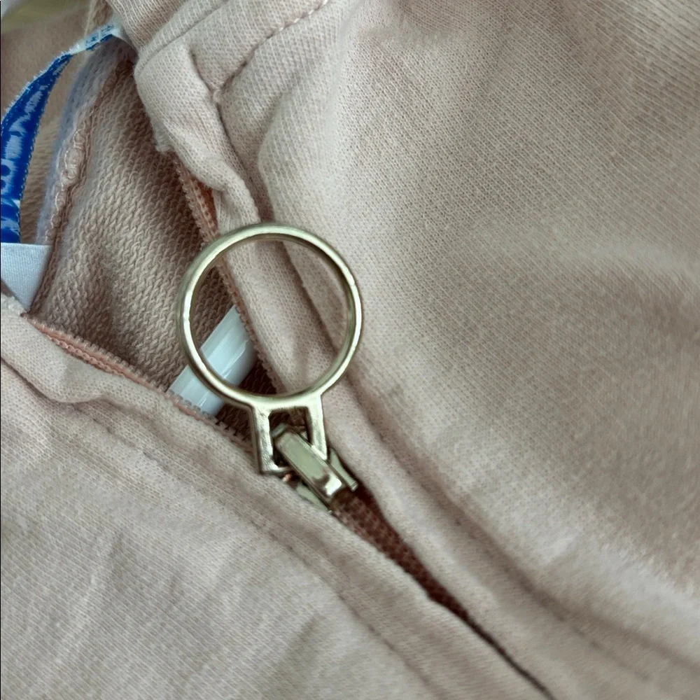 Mayoral Blush Pink Cotton Hoodie with Eyelet Detail